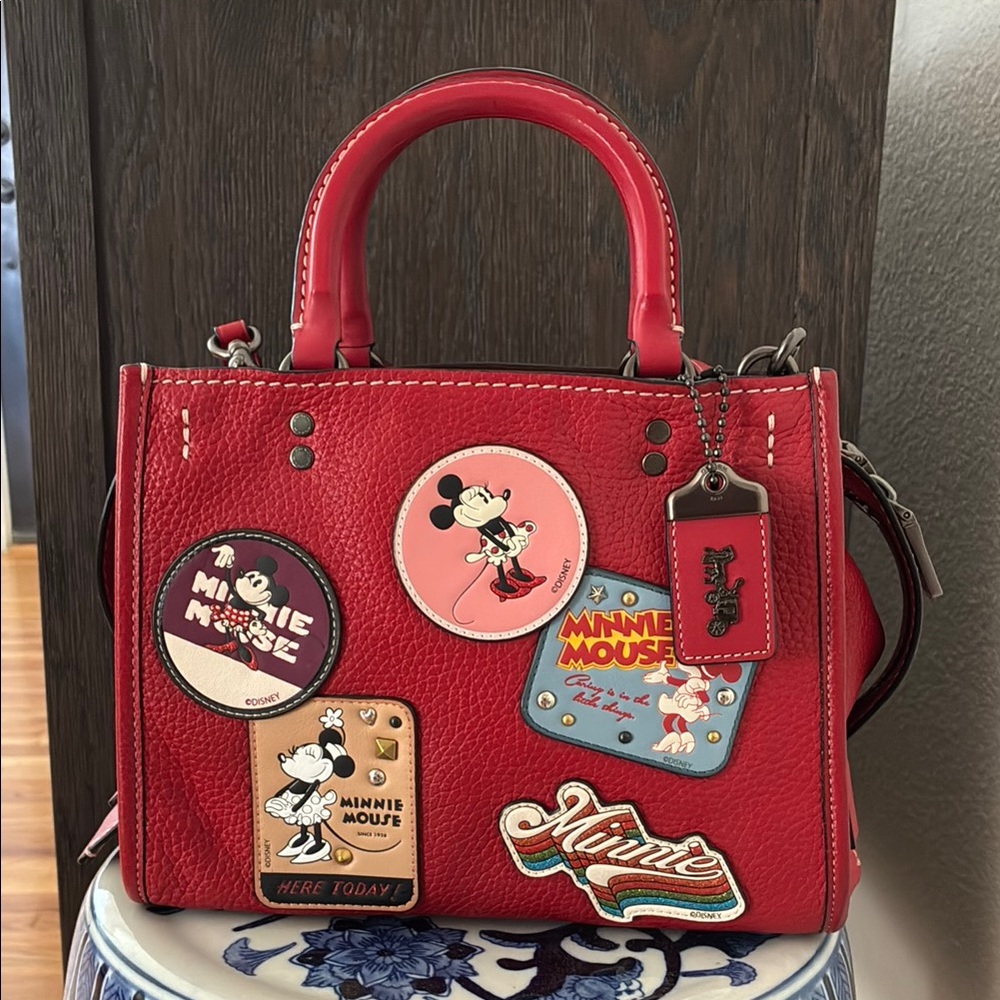 Coach Disney Red Minnie Mouse Handbag